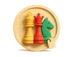 chess pieces icon adjusted to books circle