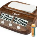 Digitalna Šahovska ura LEAP WOODEN LOOK – glavna slika