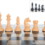 plastične Šahovske figure Črna | beŽ