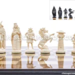 Schachfiguren aus Kunststoff WIKINGER