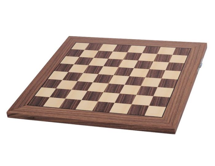 Échiquier en bois noyer numéroté 48 cm - taille 5