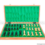 Folding Wooden Chess Set AMERICAN STAUNTON