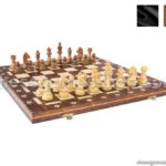 Jeu de échecs pliable en bois STAUNTON 6EF