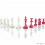 Schachfiguren aus Kunststoff STAUNTON COLOR