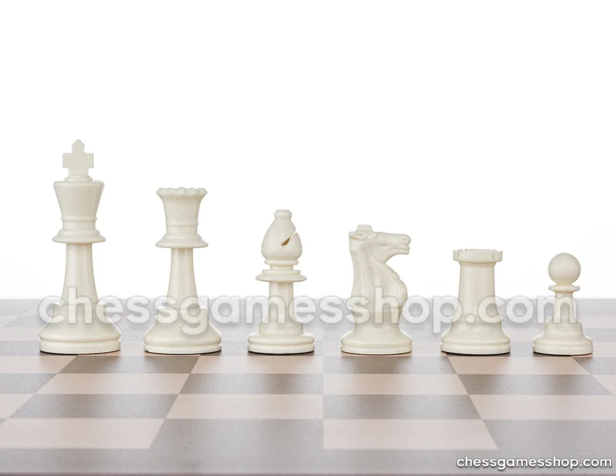 Schachfiguren aus Kunststoff STAUNTON COLOR