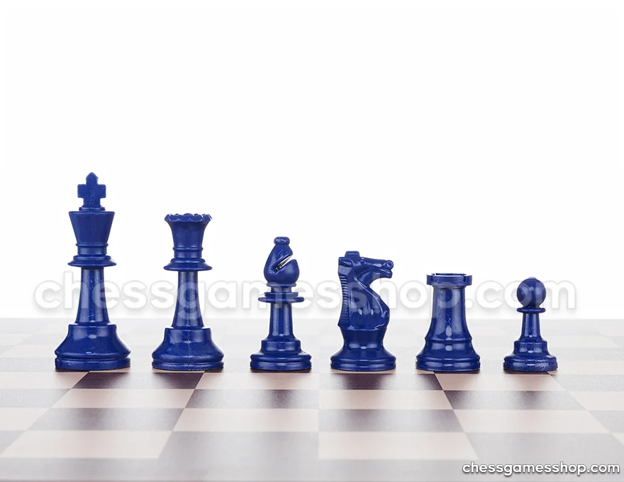 Schachfiguren aus Kunststoff STAUNTON COLOR