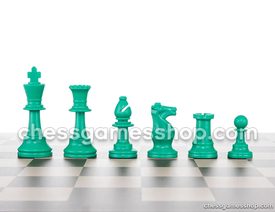 Schachfiguren aus Kunststoff STAUNTON COLOR