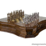 luksuzni šah antika oreh s