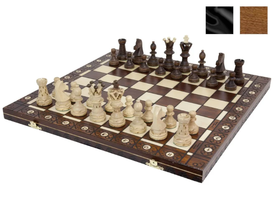 Ambassador Chess Set – Wooden Folding Gift Set