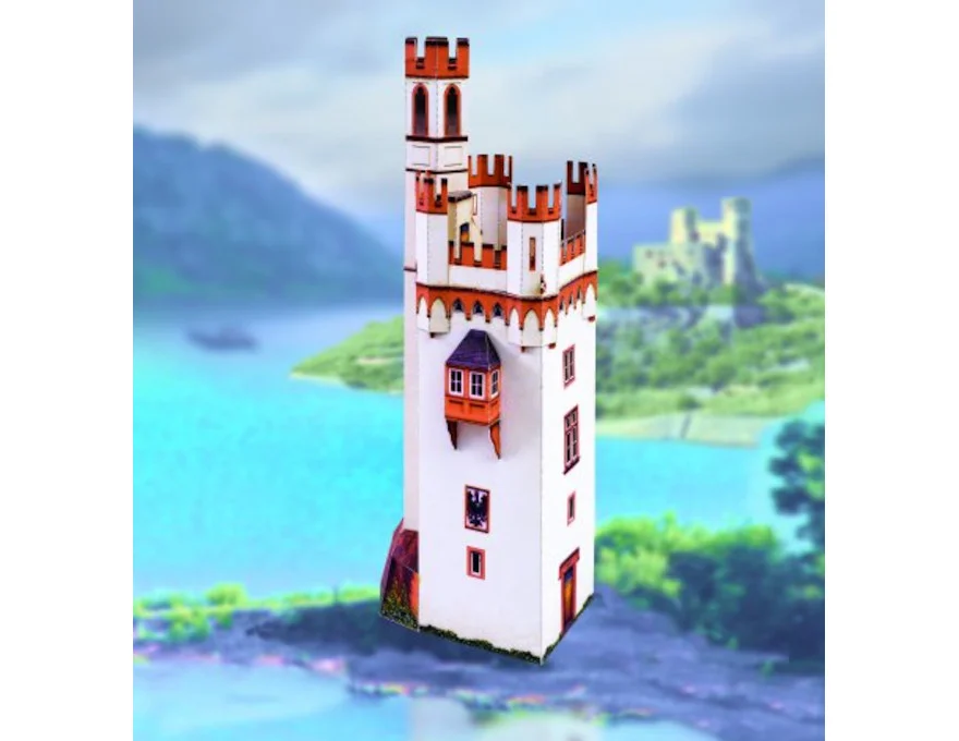 3D-Karton-Puzzle MÄUSETURM