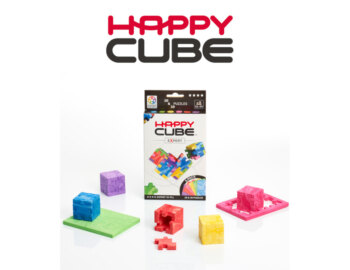 set 6 sestavljank happy cube marble