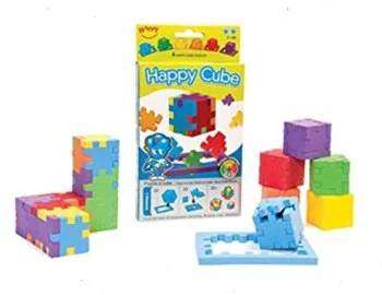 set 6 sestavljank happy cube little genius