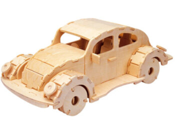 lesena 3d sestavljanka avto