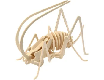 lesena 3d sestavljanka cricek