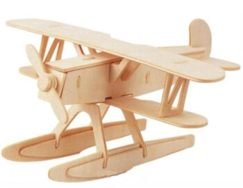 lesena 3d sestavljanka vodno letalo
