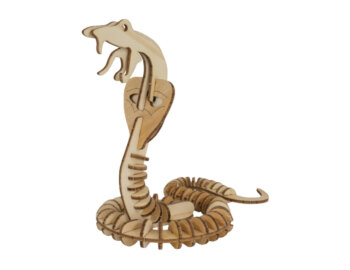 lesena 3d sestavljanka kaca