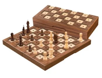 preklopna šahovska garnitura za slepe