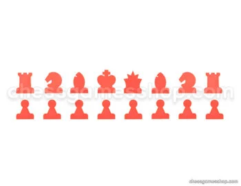 Šahovske figure za demo tablo 80x80