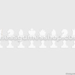 Šahovske figure za demo tablo 80x80