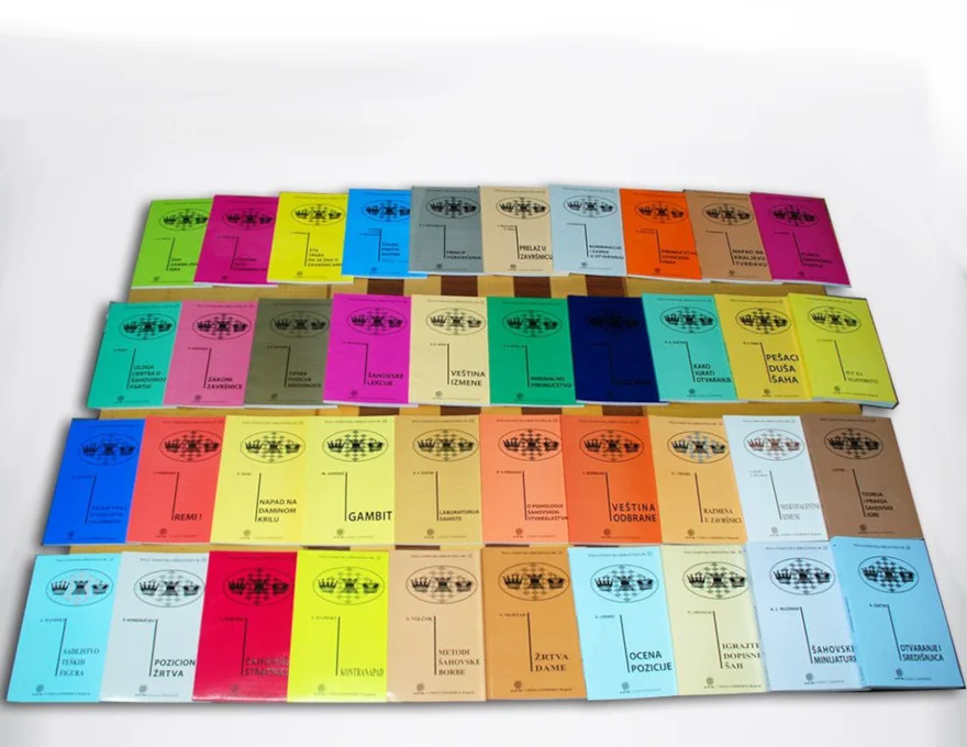 zbirka knjig mala šahovska biblioteka