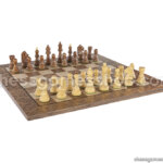 Šahovski komplet dubrovnik oak burl