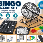 Tombola – Bingo družabna igra z bobnom in kroglicami
